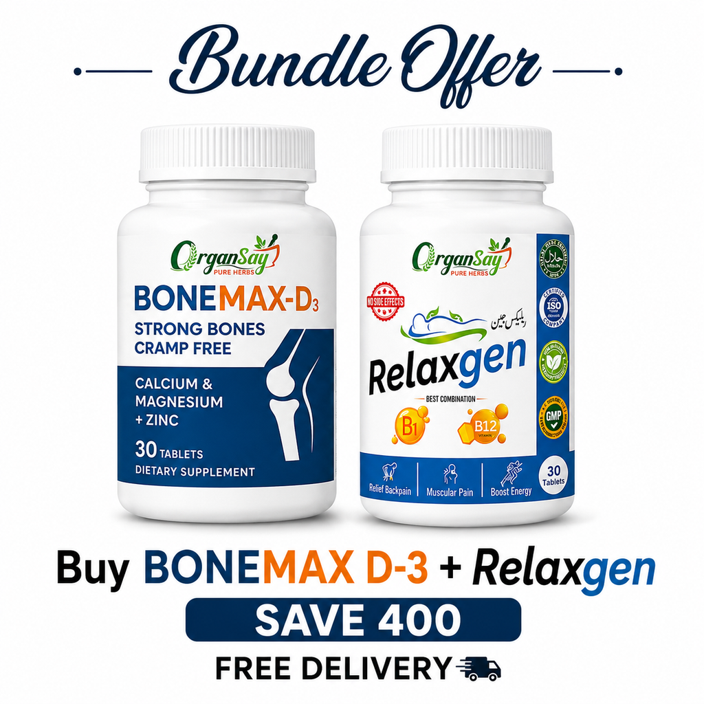 BONEMAX D-3 & Relaxgen – 2 Bottel Bundle Offer
