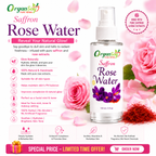 Rose Water With Saffron Glow Naturally