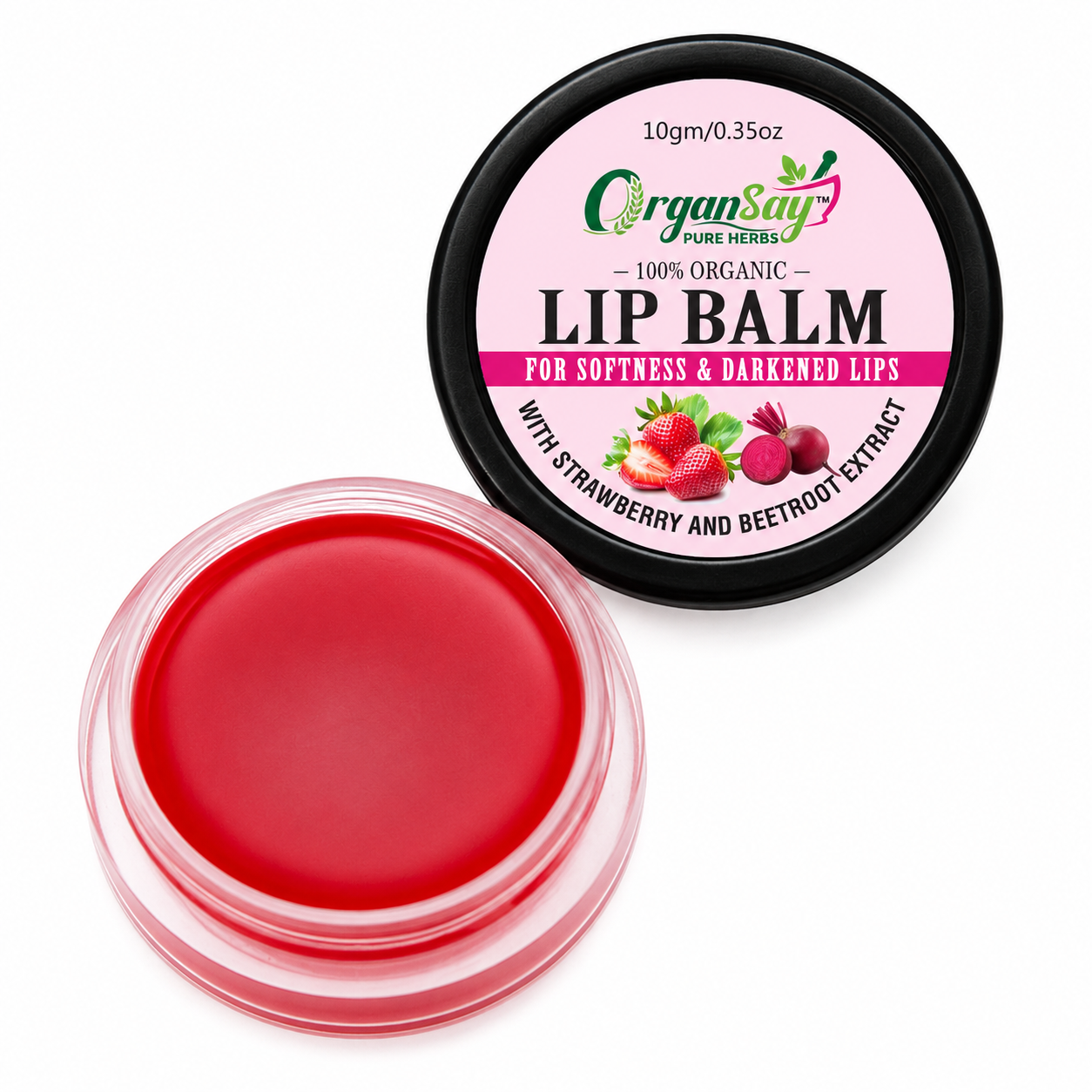 Lip Balm – Strawberry & Beetroot Extract