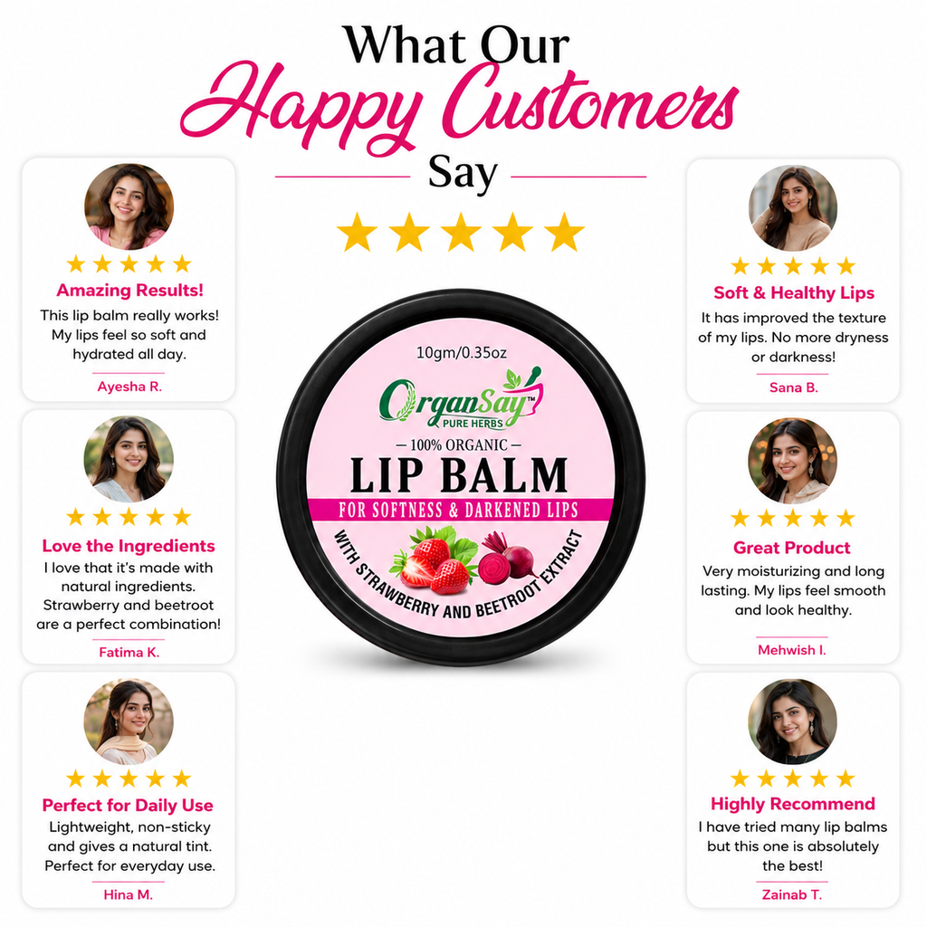 Lip Balm – Strawberry & Beetroot Extract