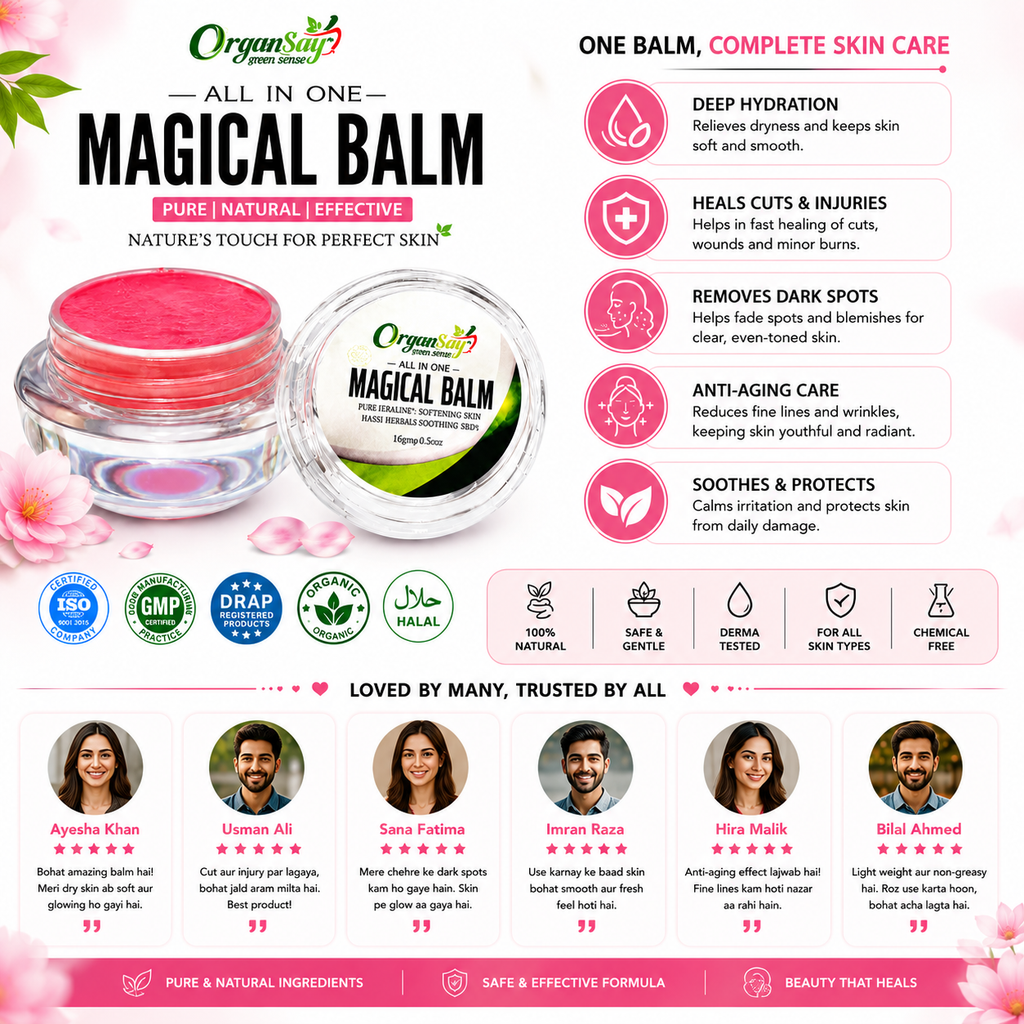 ALL-IN-ONE Magical Balm 100% Organic Ingredients