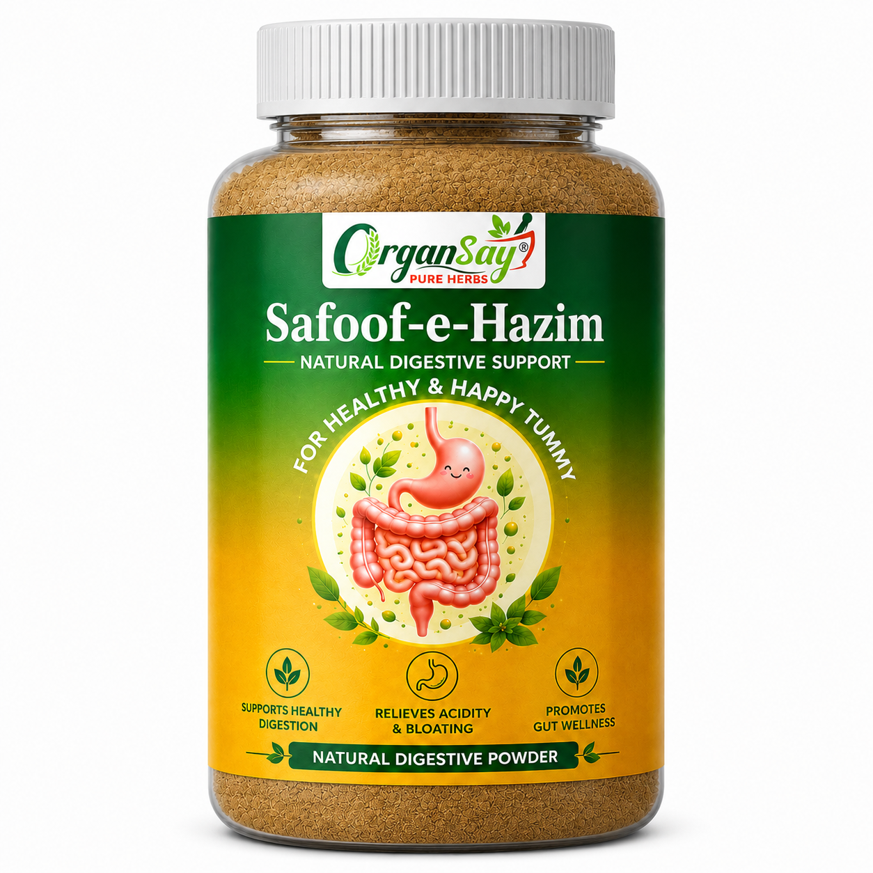 Safoof-e-Hazim - Natural Digestive Powder - Family Pack 180 gm