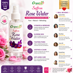 Rose Water With Saffron Glow Naturally