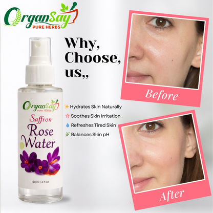 Rose Water With Saffron